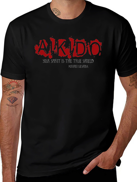 Aikido Spirit Shield Graphic Tee