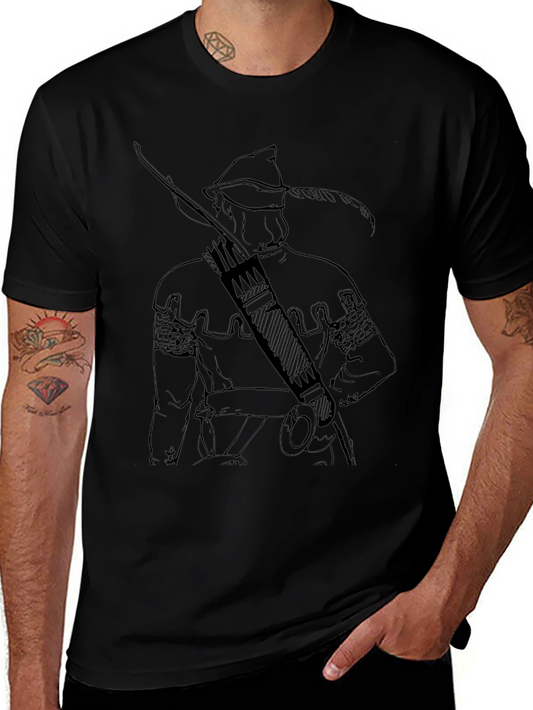 Archer Graphic Tee - Stealth Black T-Shirt