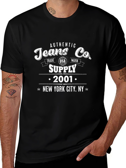 Authentic Jeans Co. Supply Black T-Shirt